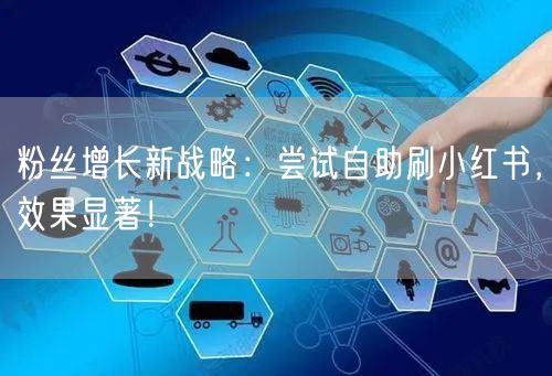粉丝增长新战略:尝试自助刷小红书,效果显著!